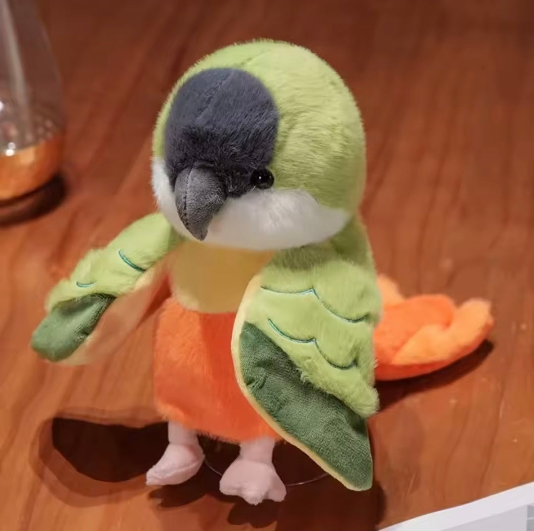 Olive The Green Cockateil Puppet