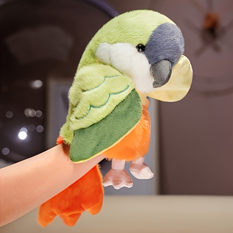 Olive The Green Cockateil Puppet